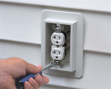 mounting electrical boxes before or after metal siding panels|electrical boxes before or after sidin.